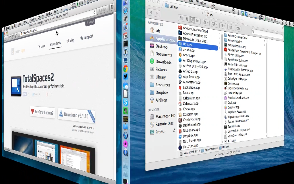 Totalspaces 2.6.22 for macos x