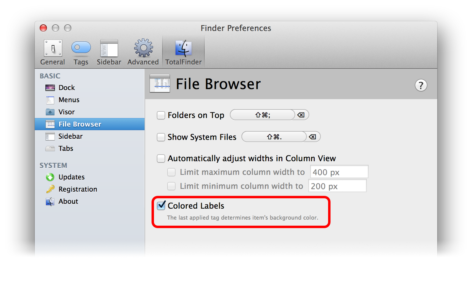mac show system files