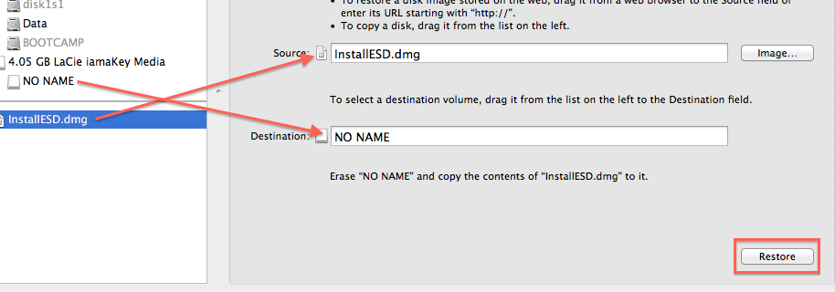 mountain lion bootable usb terminal