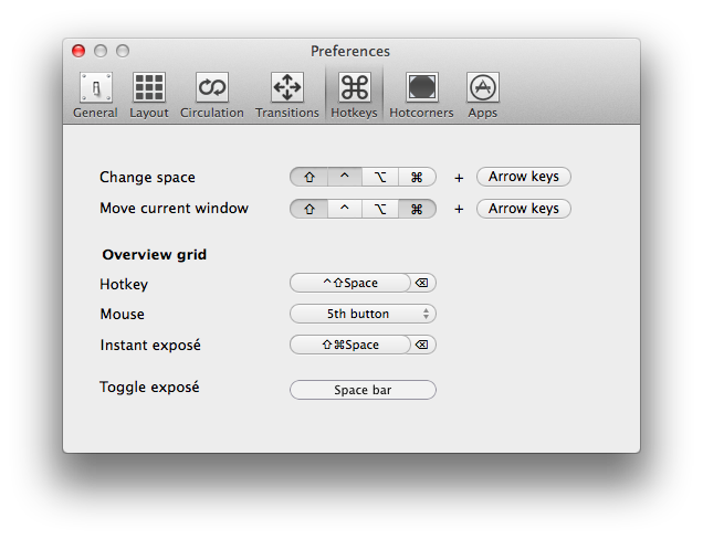 total spaces mac