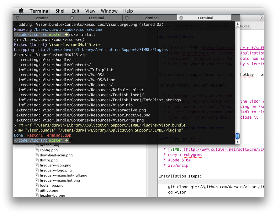 Mac os x terminal app